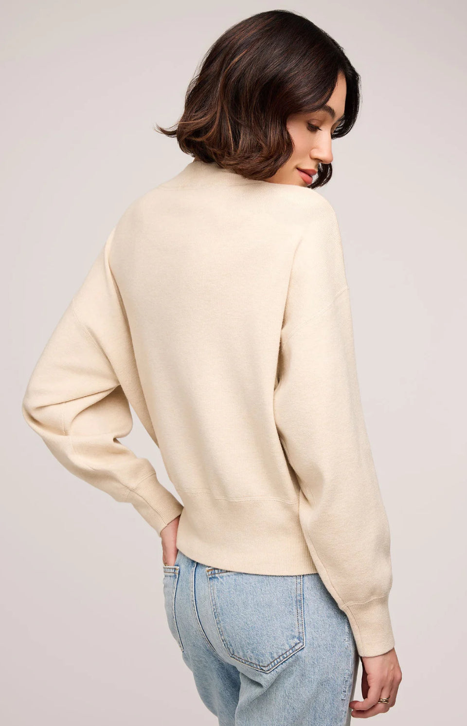 Heather Oat Sweater by Gentle Fawn