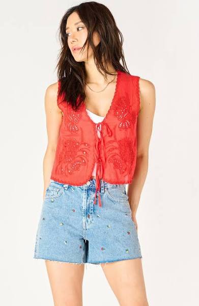 Scarlet Tie Top by Dex Clothing