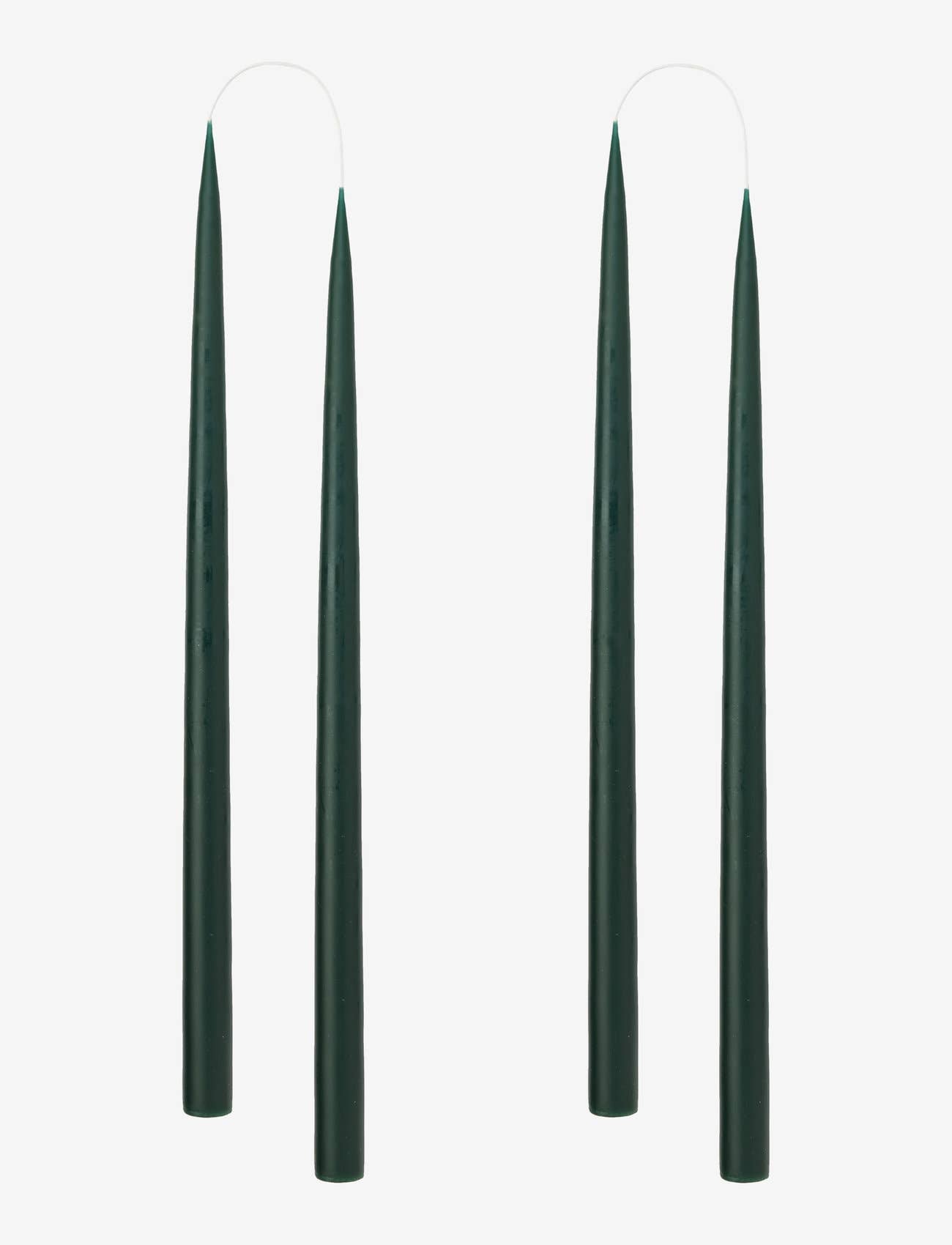 Forest Green Danish Taper Candle