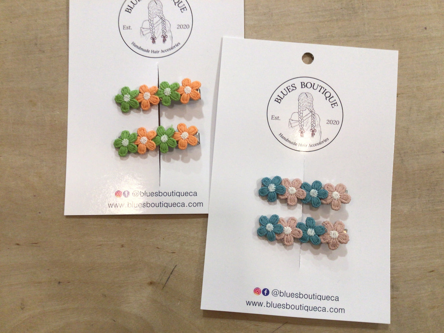 Flower Clips by Blues Boutique