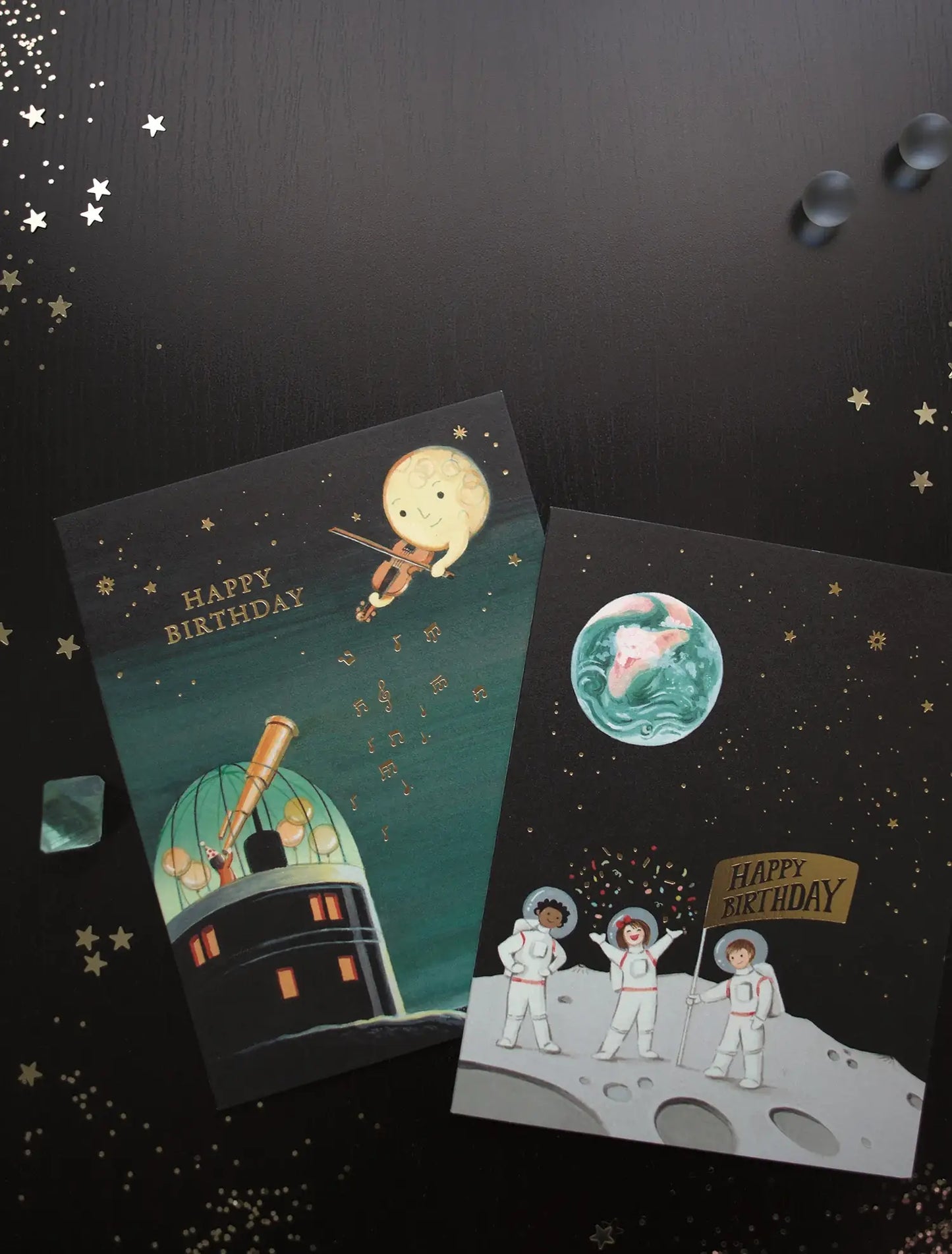 Astronauts Birthday Card