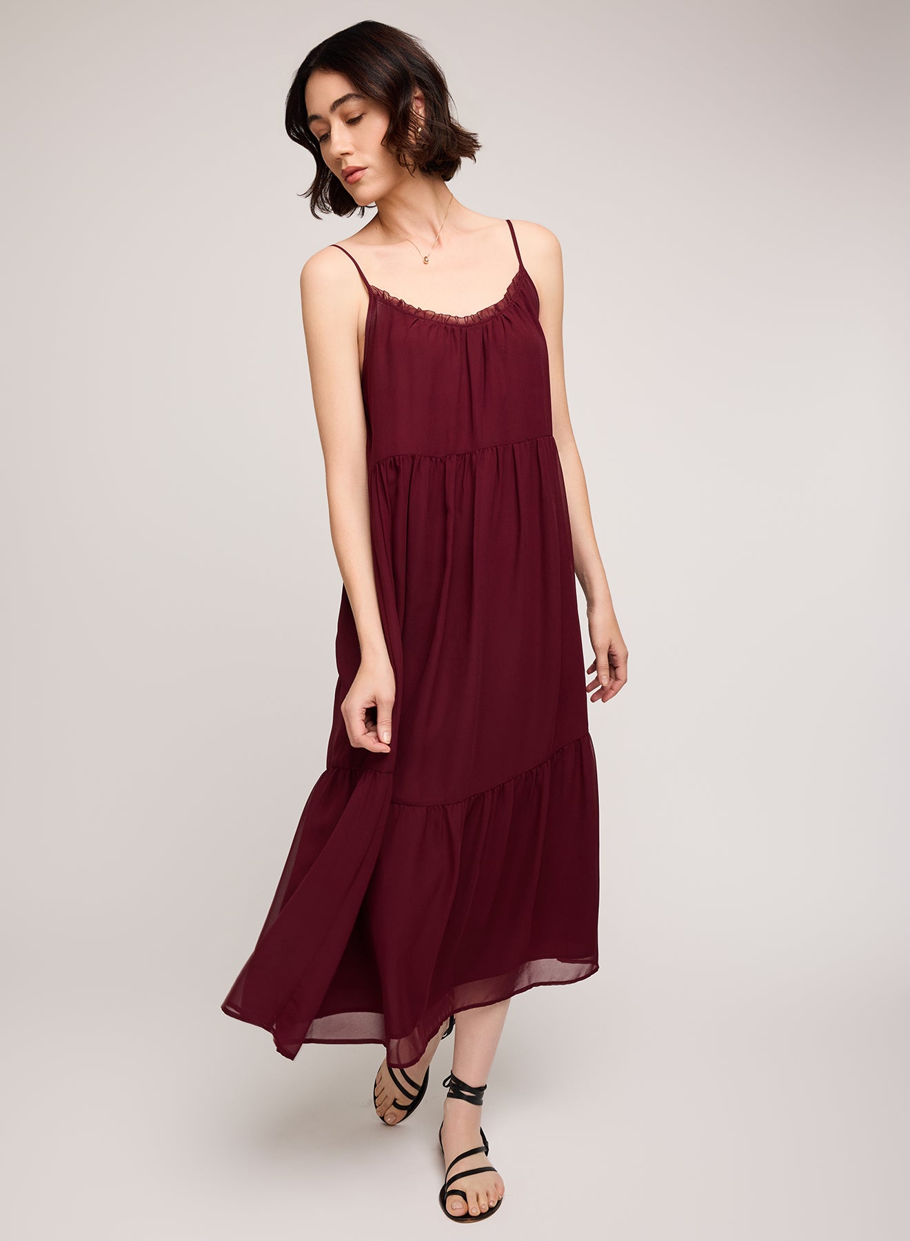 Merlot Red Dress by Gentle Fawn