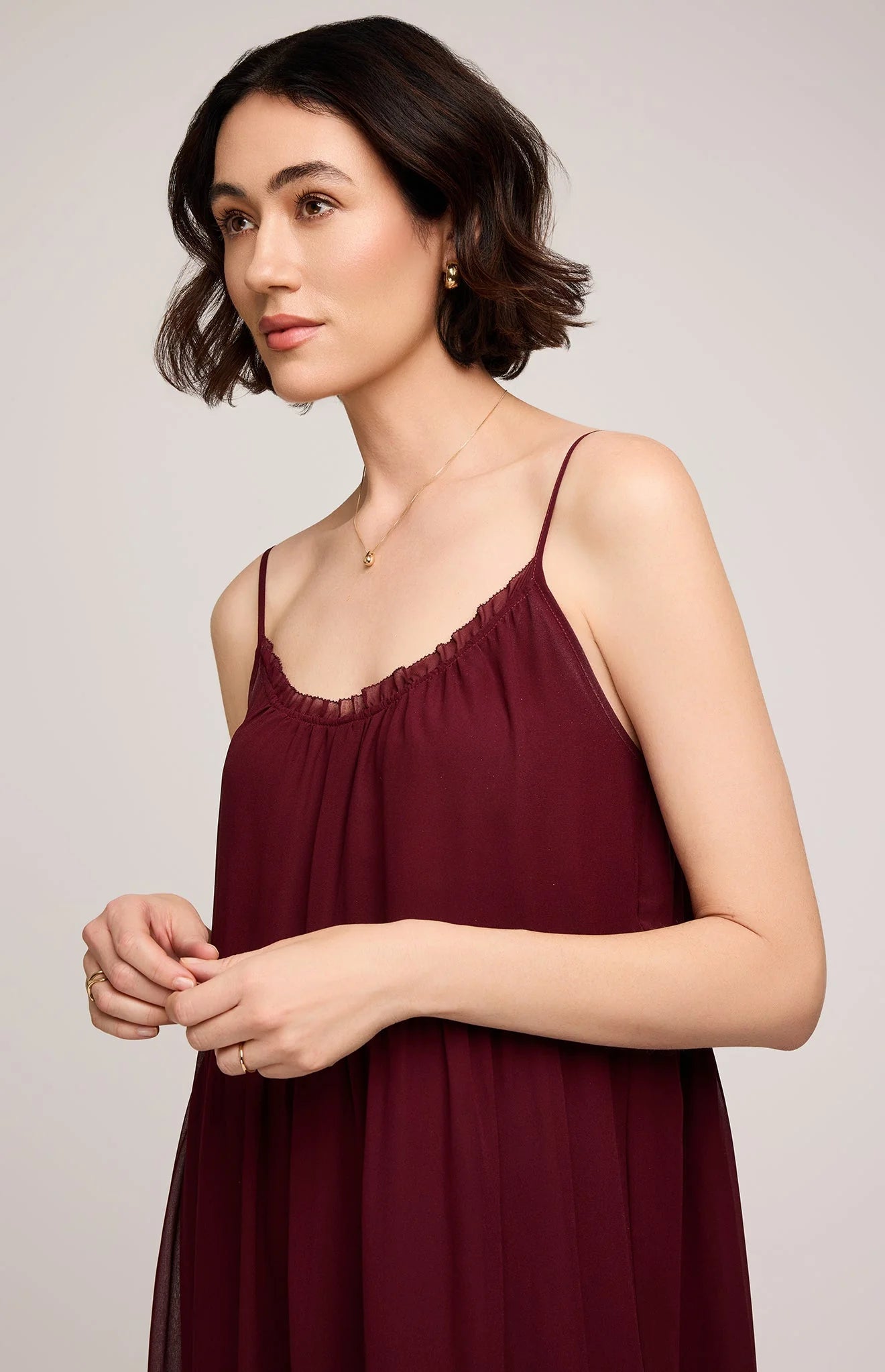 Merlot Red Dress by Gentle Fawn