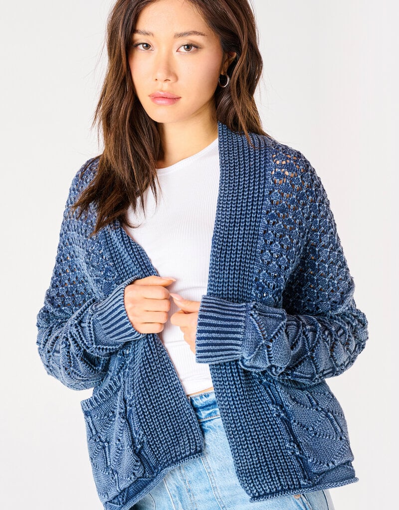 Indigo Cardigan by Dex Clothing