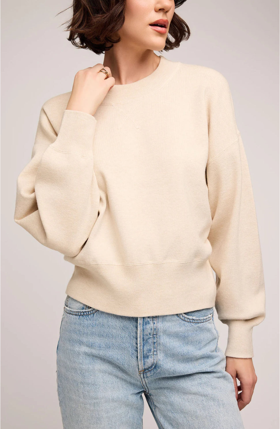 Heather Oat Sweater by Gentle Fawn