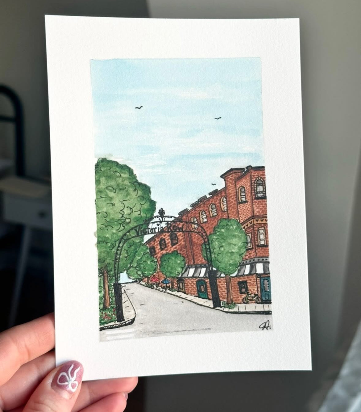 Victoria Row - Julie Yvonne Art