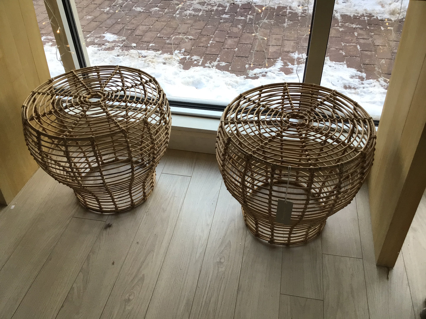Wicker Side Table