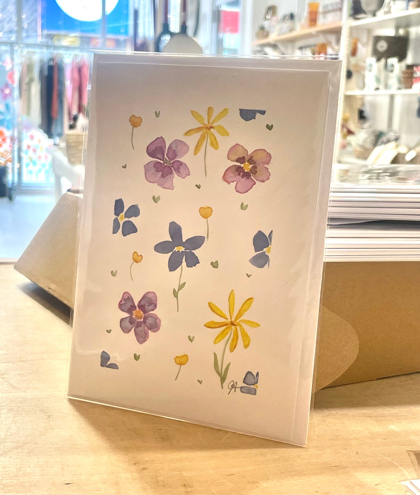 Floral Greeting Cards - Julie Yvonne Art