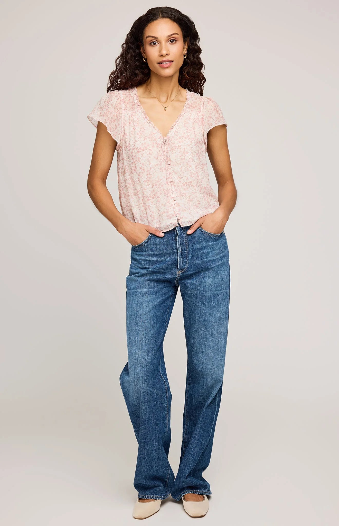 Pink Carlotta Top by Gentle Fawn
