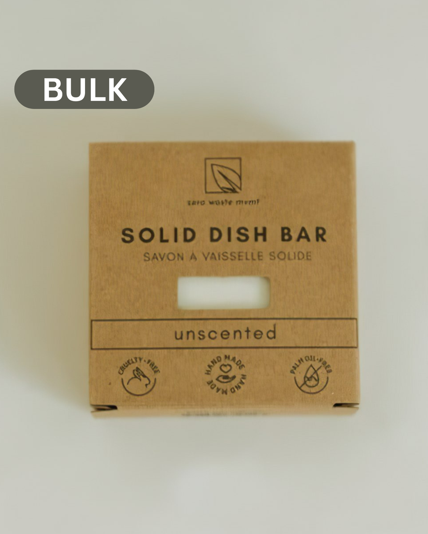 10x 'Bulk' Solid Dish Soap Bar | Unscented | Zero Waste Soap