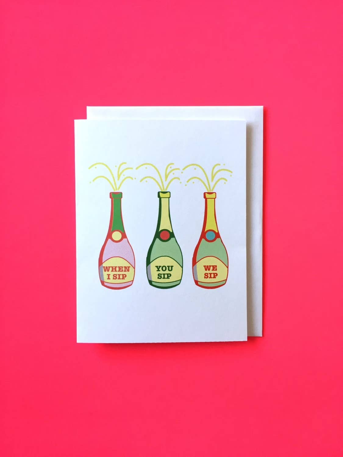 Congratulations Champagne Card