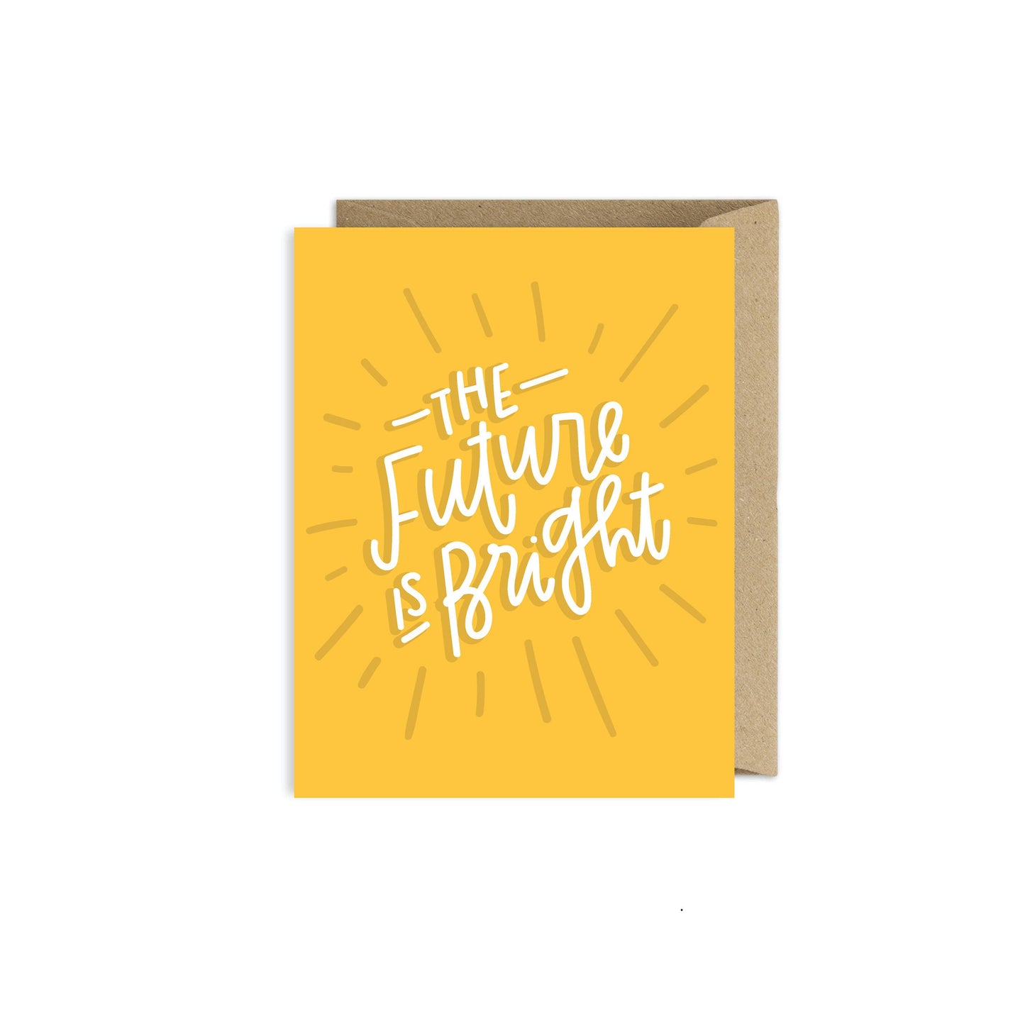 The Future is Bright Graduation Congratulations Card