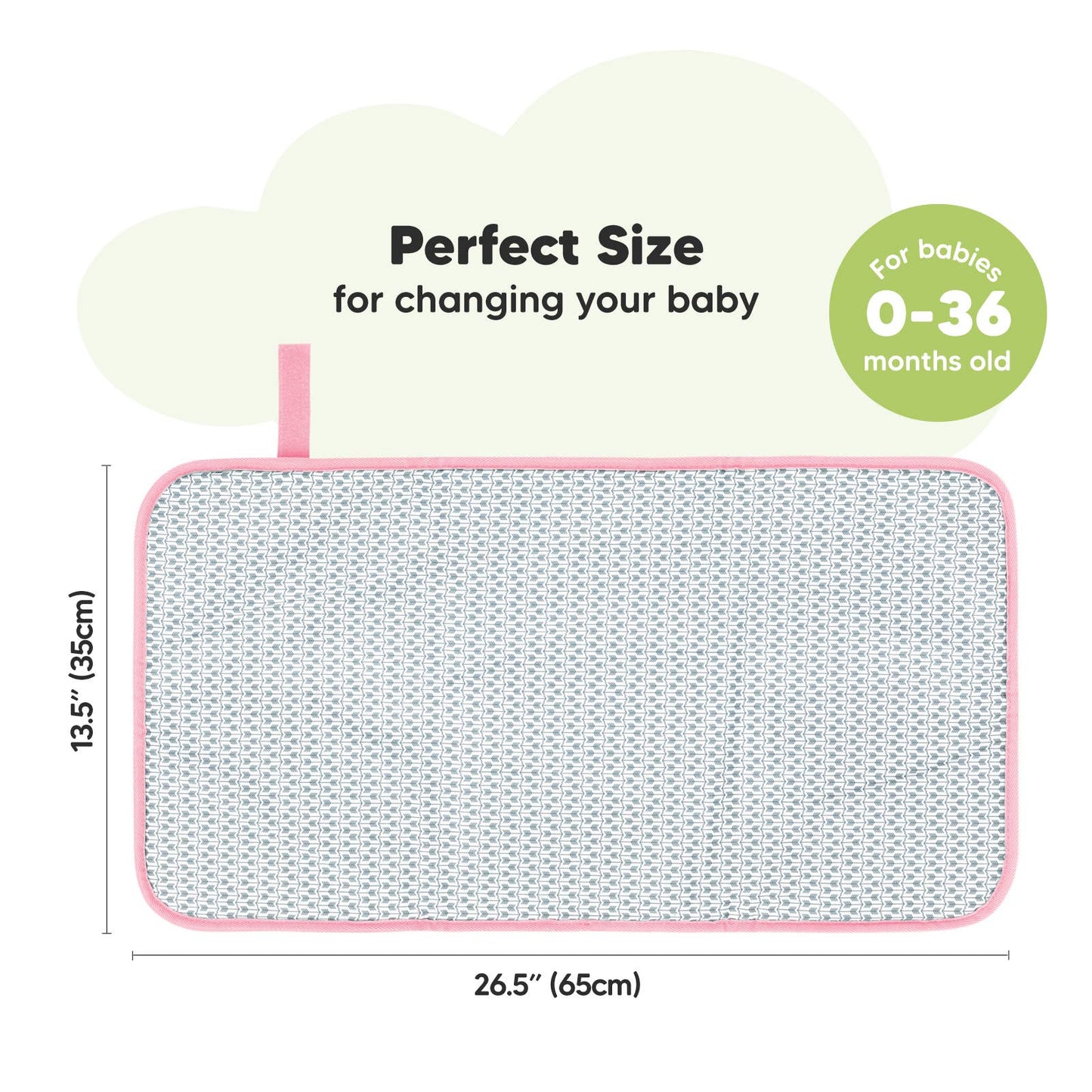 Portable Changing Pad for Baby, Diaper Changing Mat