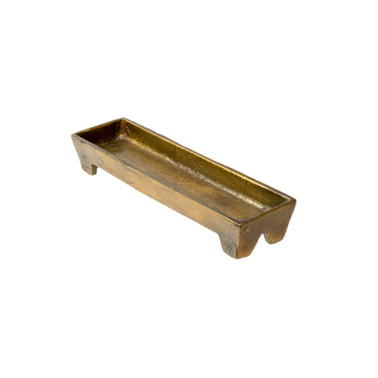 Footed Bronze Tray Medium