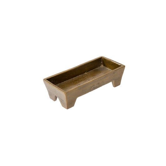 Footed Bronze Tray Small