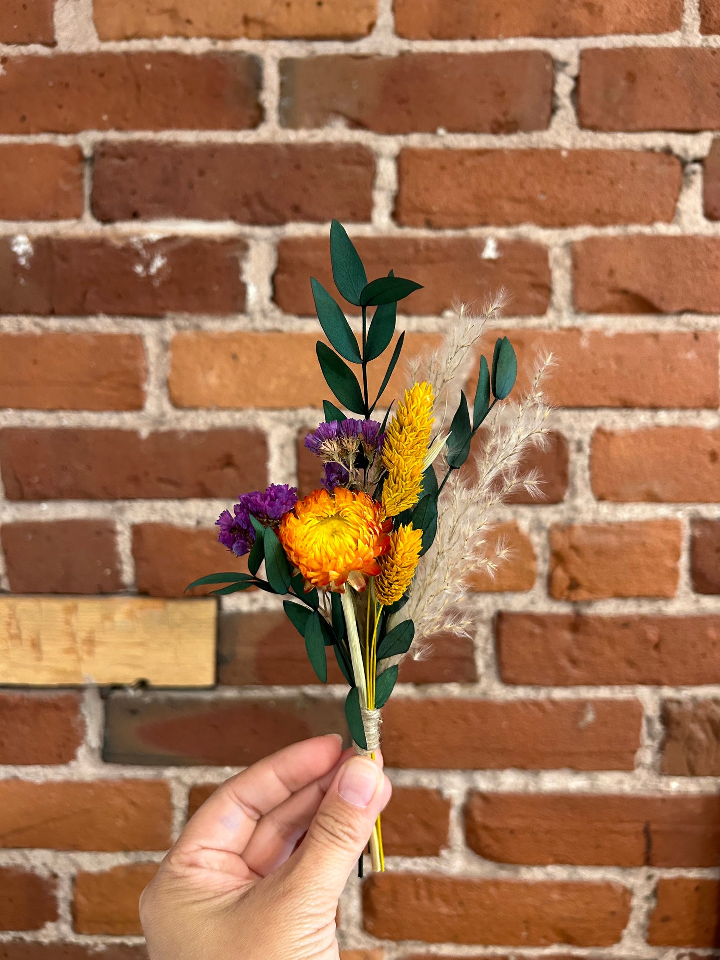 Dried Floral Mini Bouquet