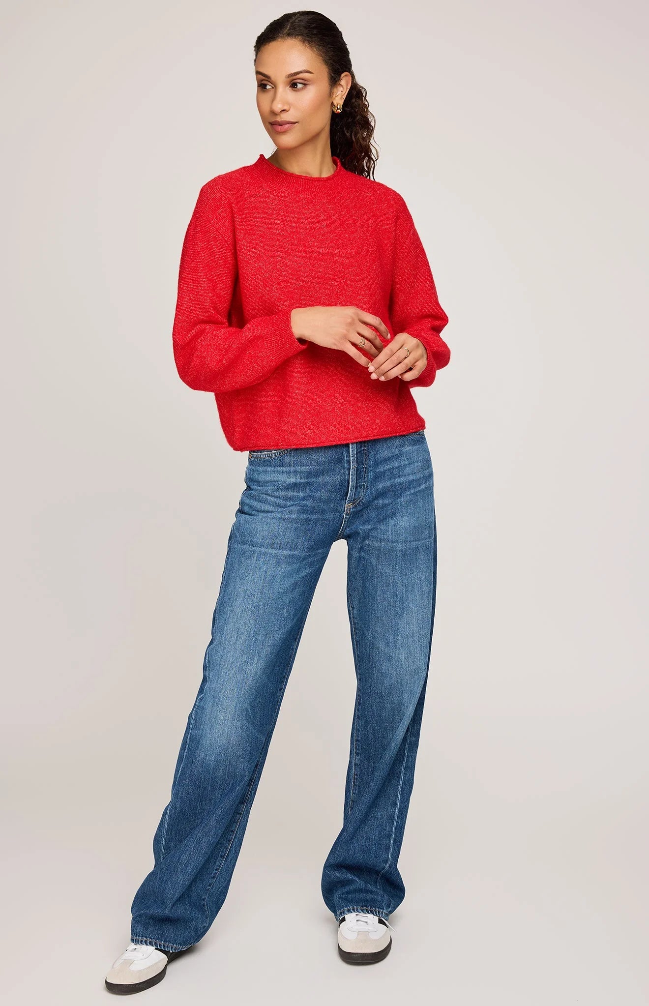 Red Sweater by Gentle Fawn
