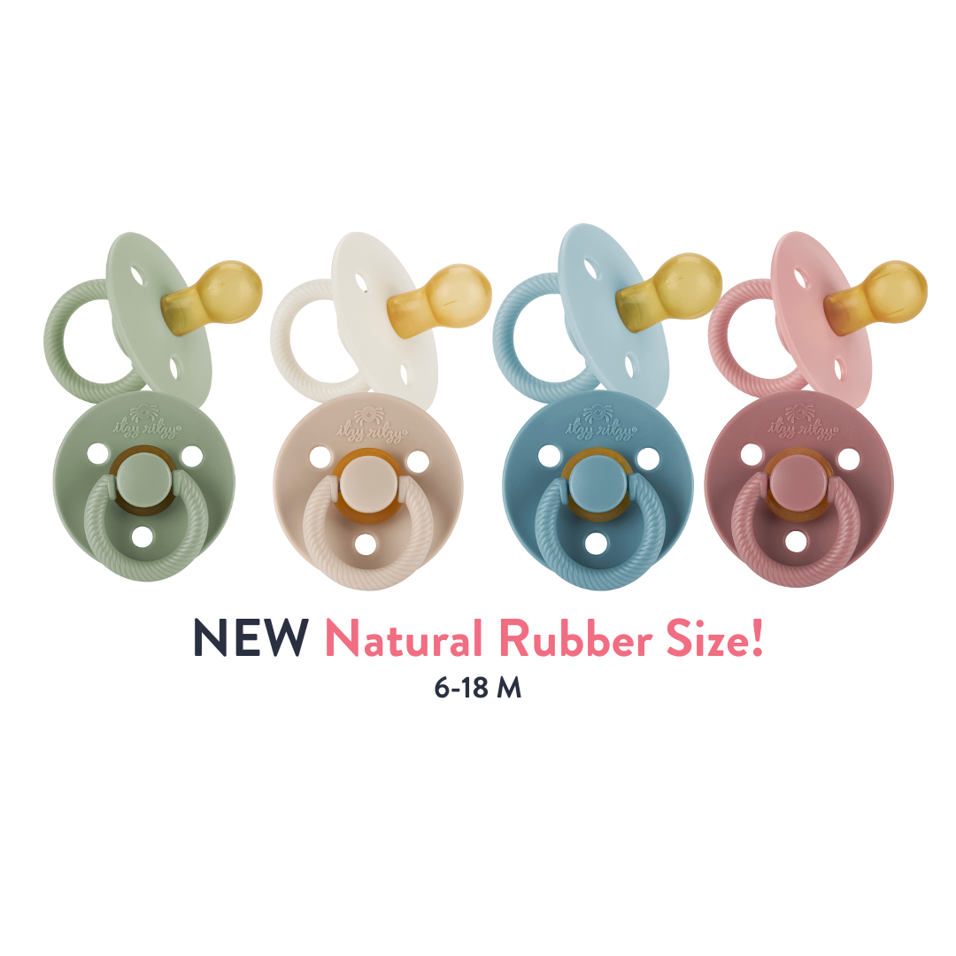 6-18 Months - Itzy Soother™ Natural Rubber Paci Sets