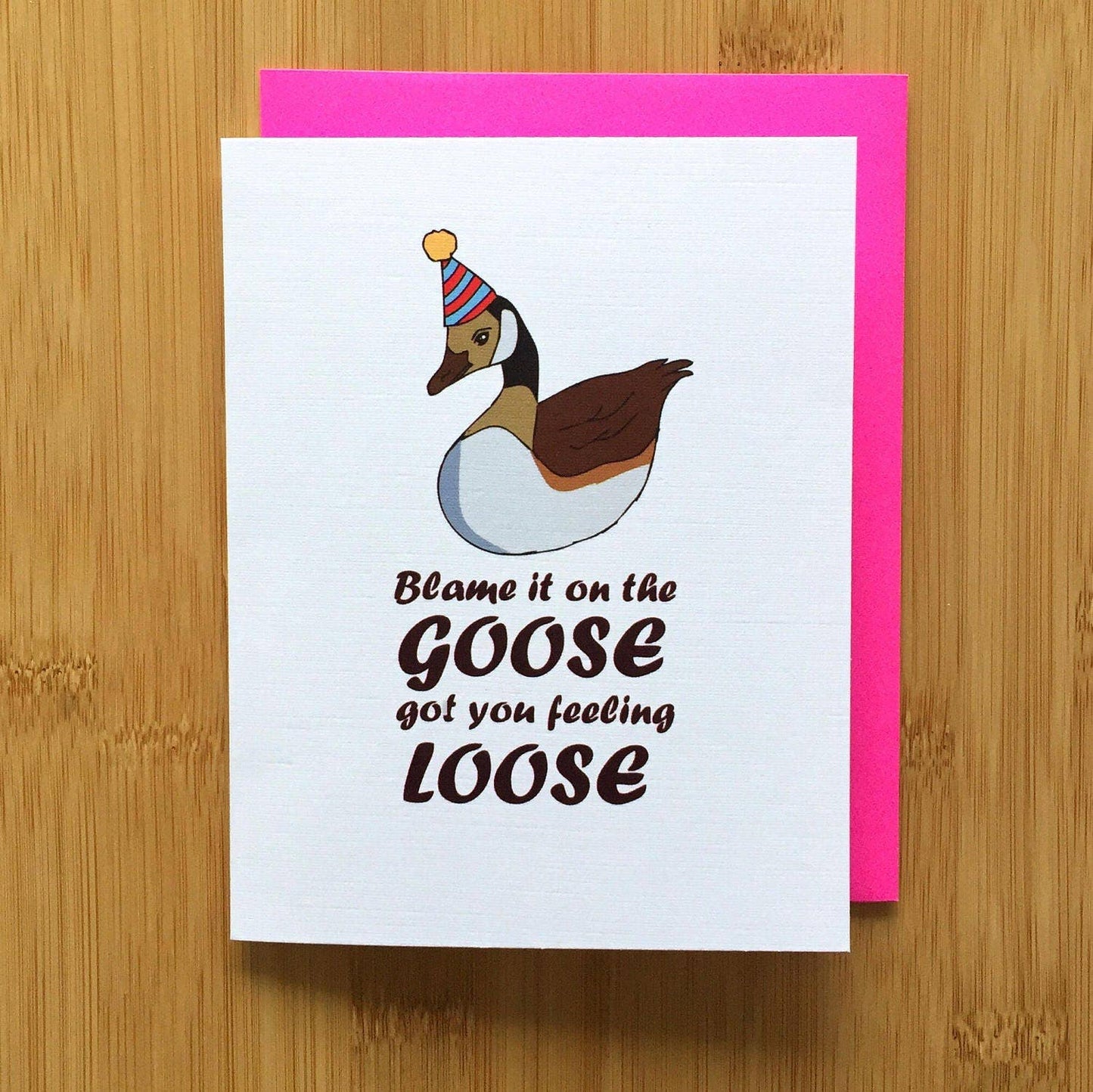 Birthday Goose Card