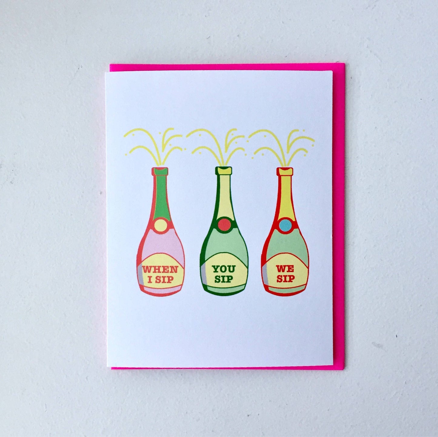 Congratulations Champagne Card