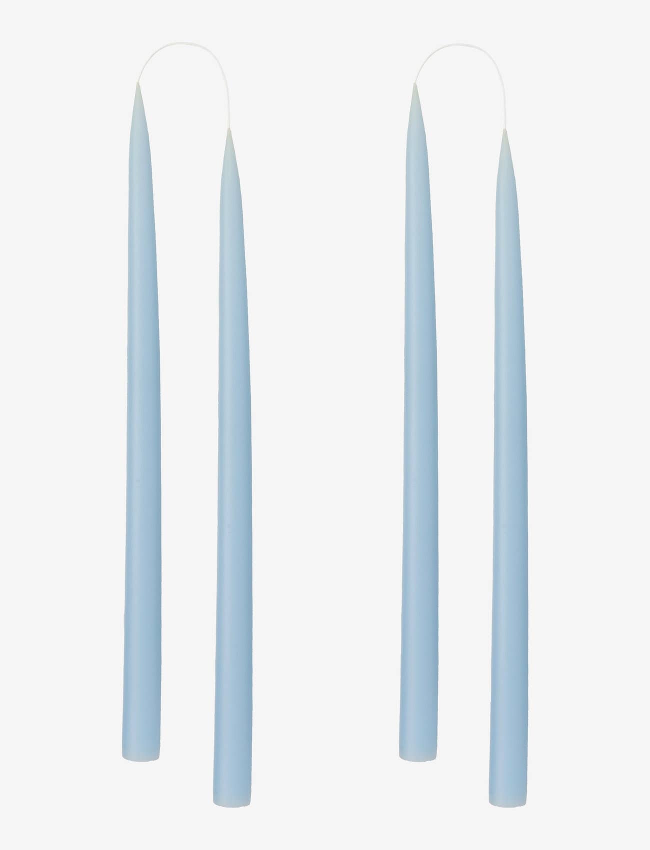 Light Blue Danish Taper Candle | Set of 2