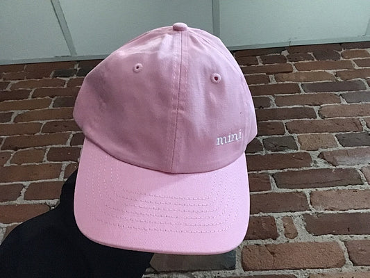 Pink Embroidered Ball Cap