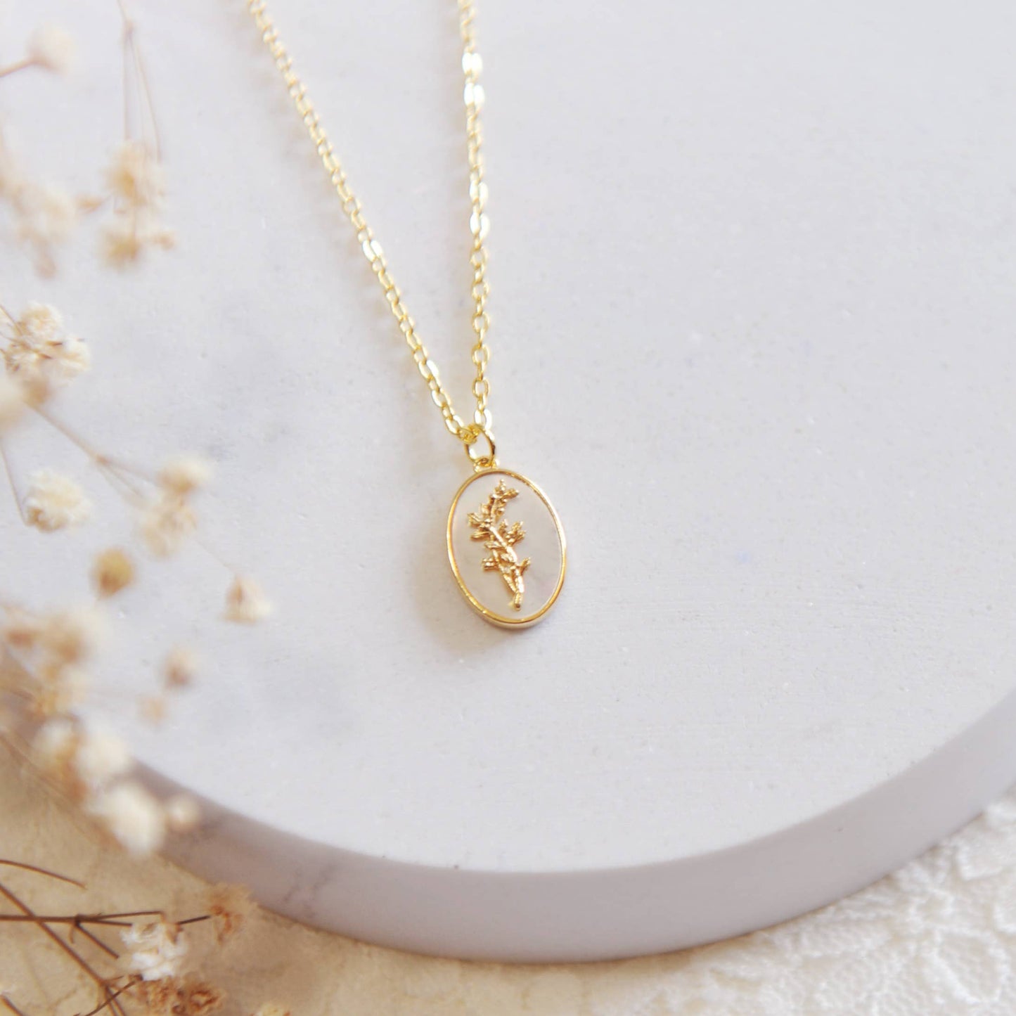 Flora Birth Flower Necklace