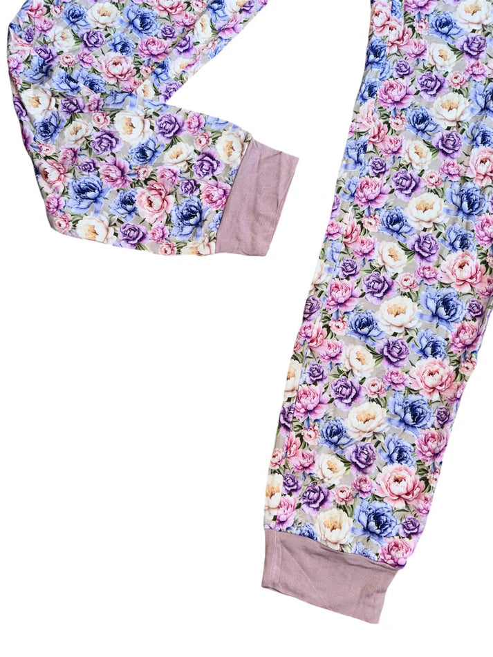 Peonies Adult PJ Set by Blues Boutique