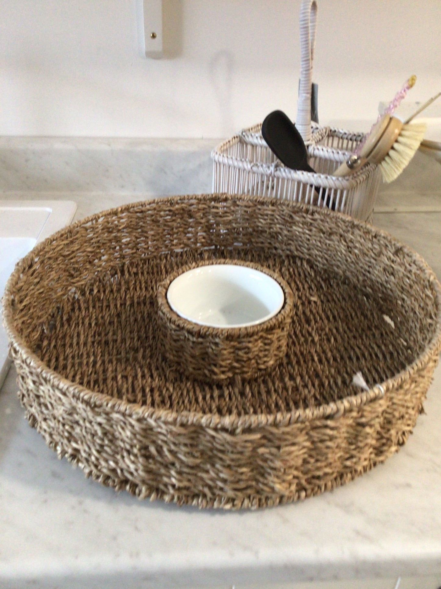 Sea grass Chip & Dip Basket