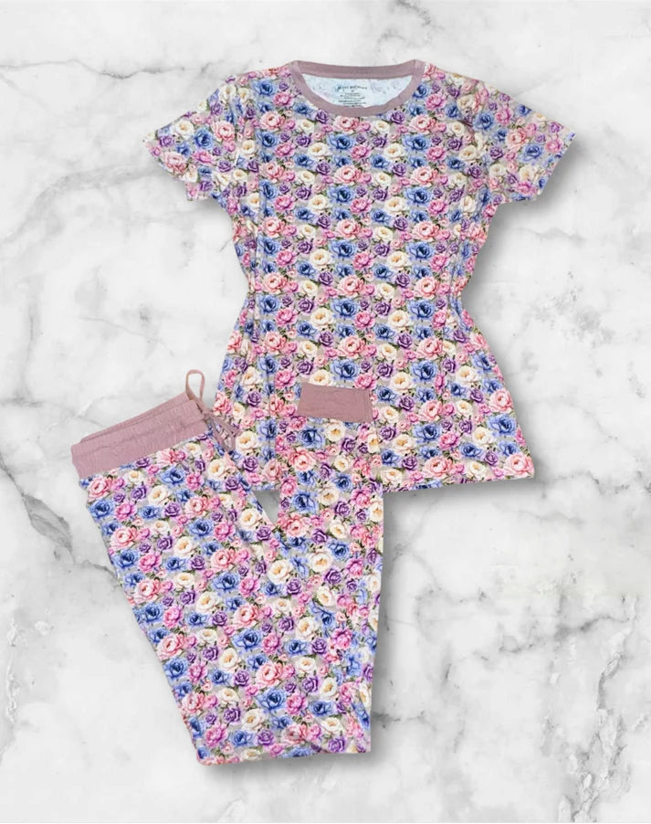 Peonies Adult PJ Set by Blues Boutique