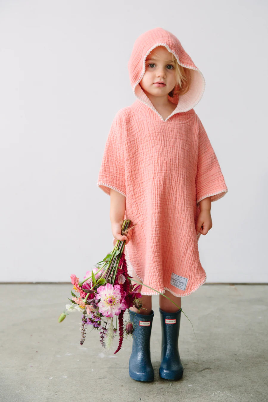 THE PEBBLE | Kids Muslin Poncho