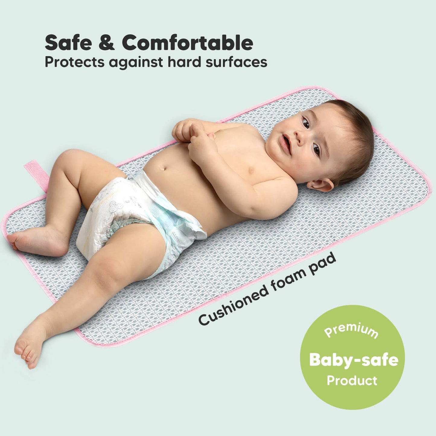 Portable Changing Pad for Baby, Diaper Changing Mat