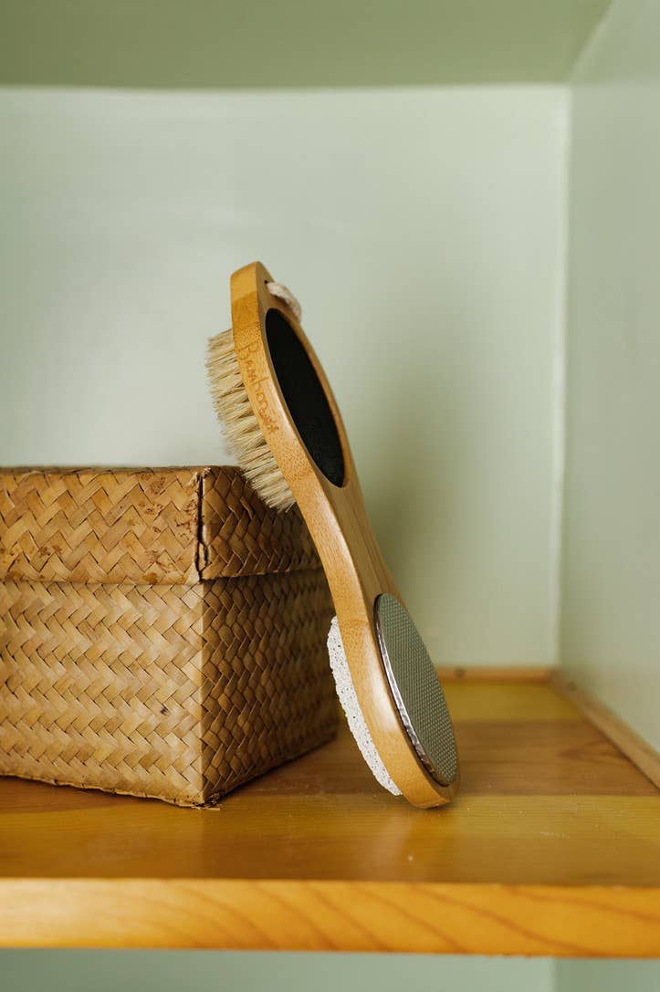 Bamboo Exfoliating Foot Pedicure Tool