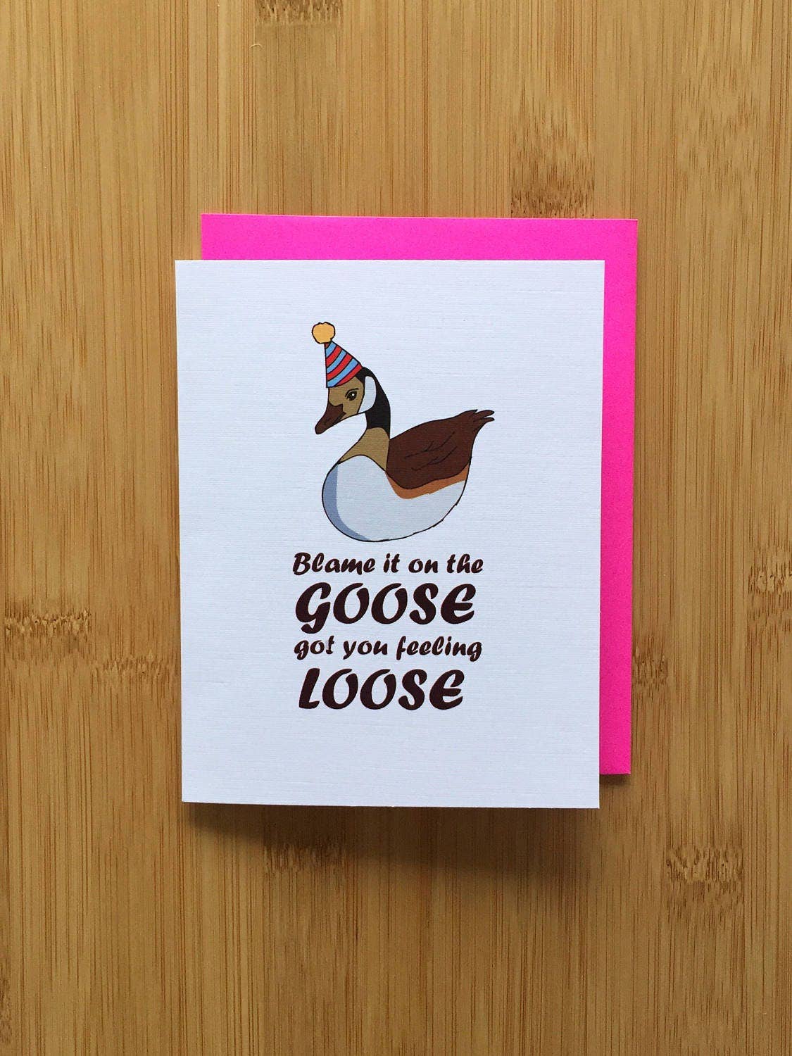 Birthday Goose Card