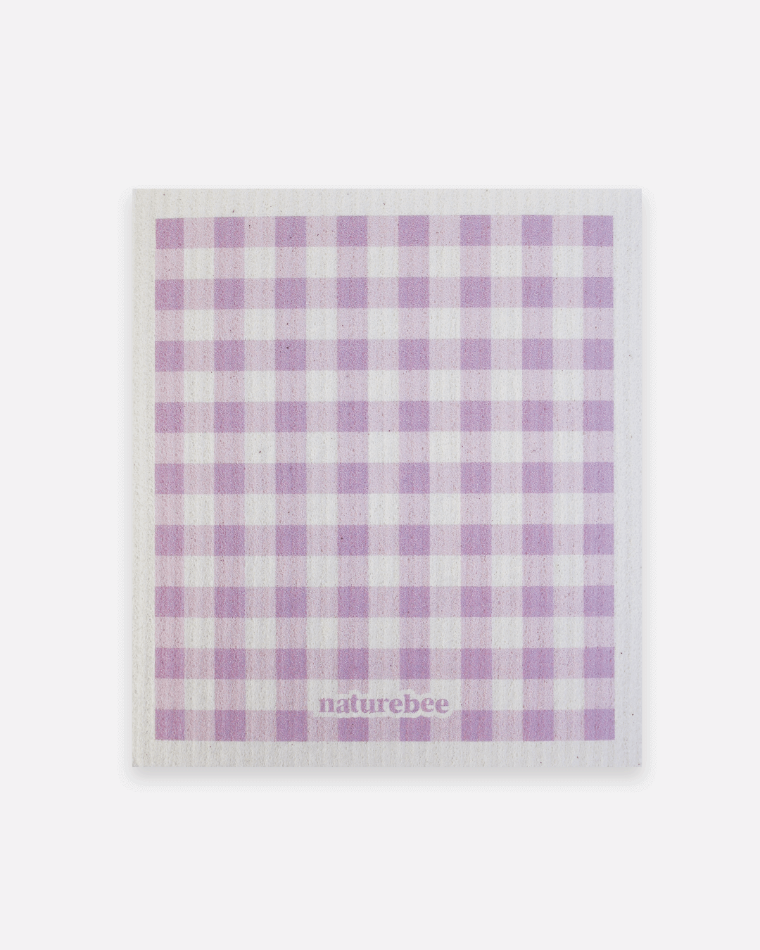 Sponge Cloth Plaid Purple