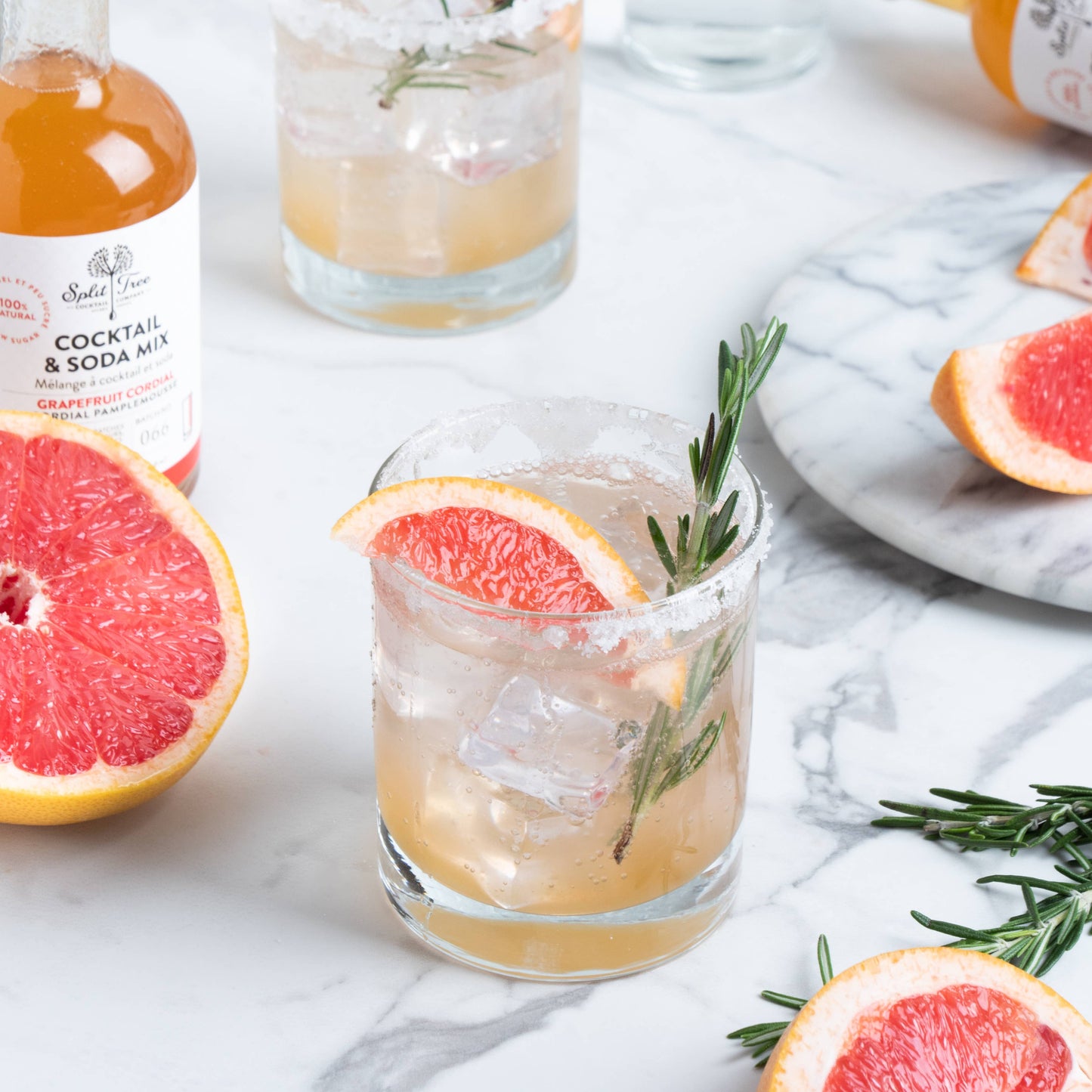 Grapefruit Cordial Cocktail and Soda Mix