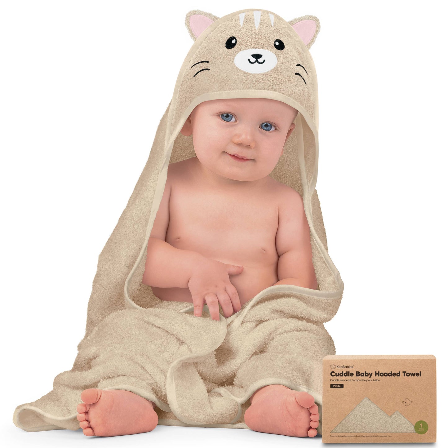 Hooded Bath Towel - Kitty Cat