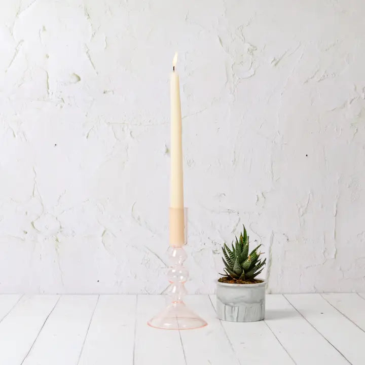 Wisteria Candle holder Pink