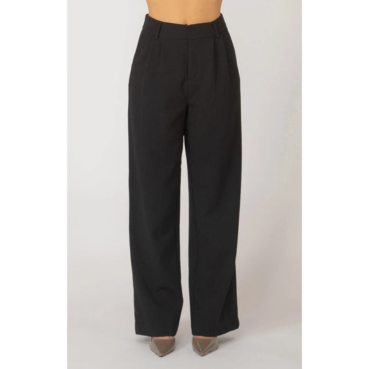 Wide Leg Pleated Trouser