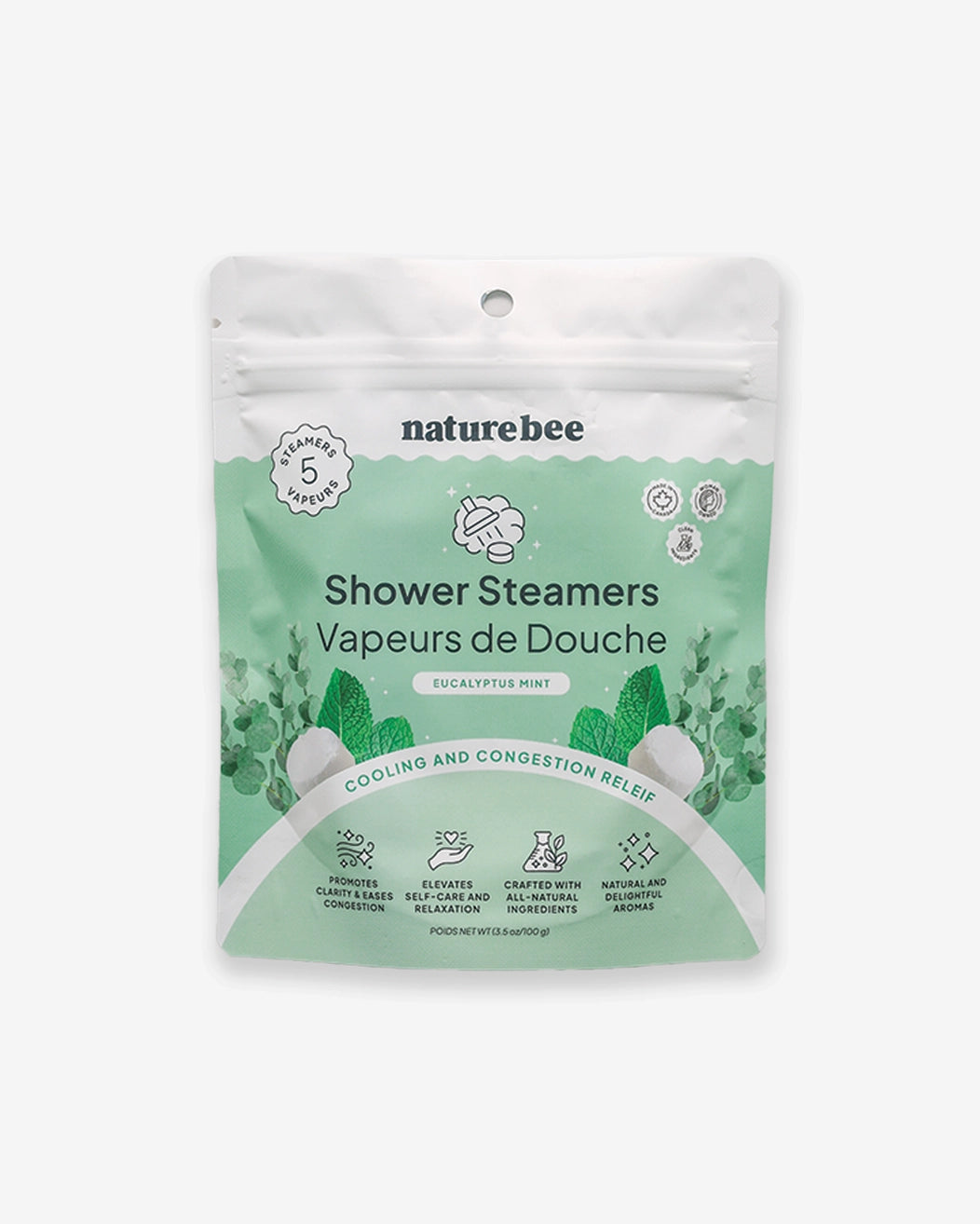 Refreshing Mint Shower Steamers (Package of 5)