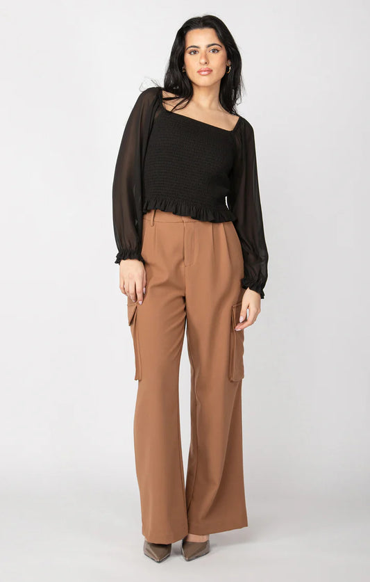 Wide Leg Cargo Trouser