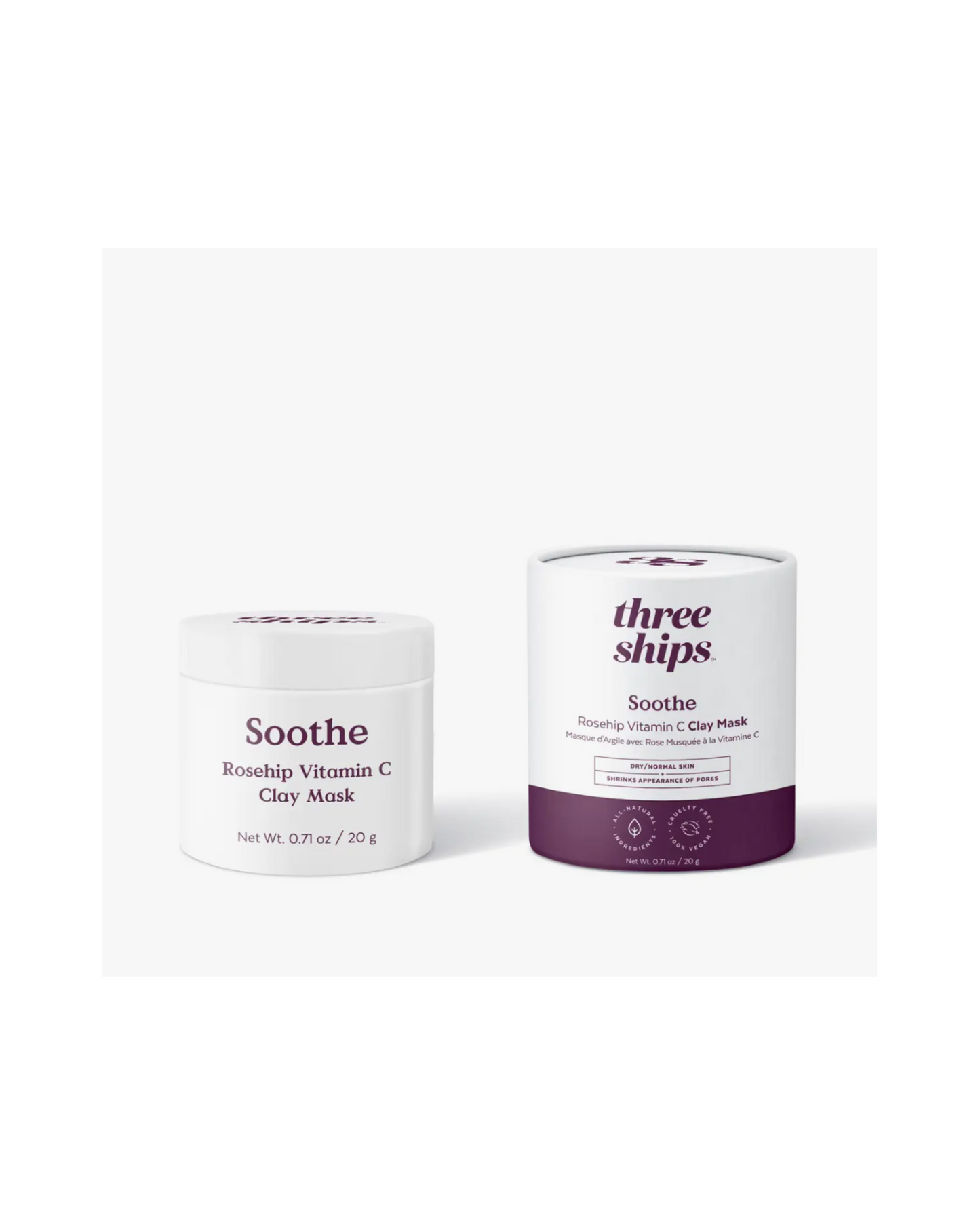 Soothe Rosehip Vitamin C Clay Mask