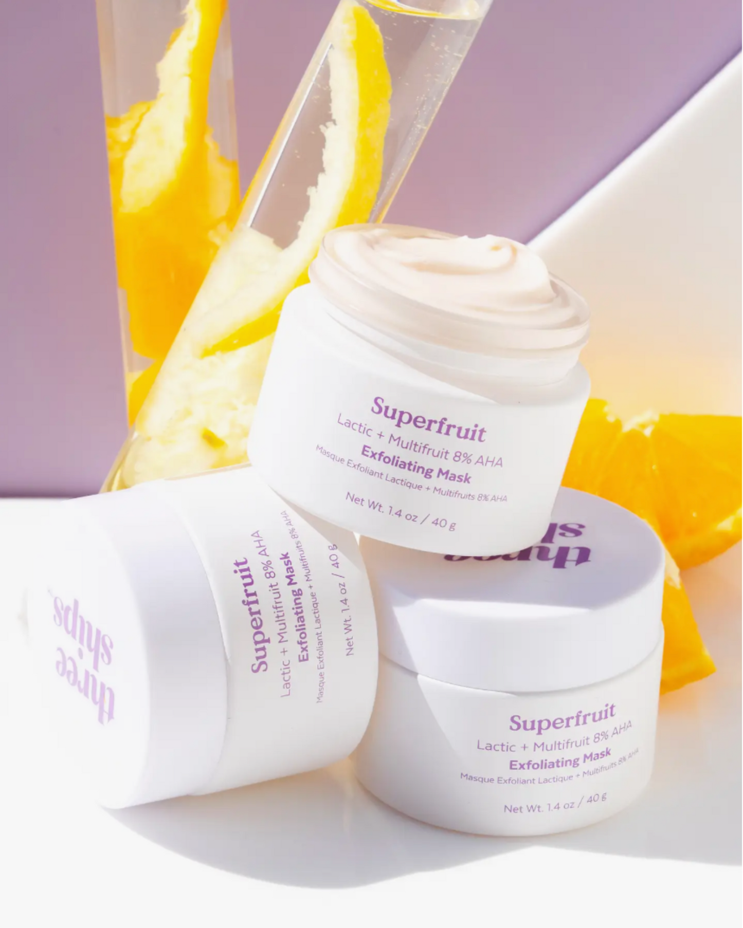 Superfruit Lactic + Multifruit 8% AHA Exfoliating Mask