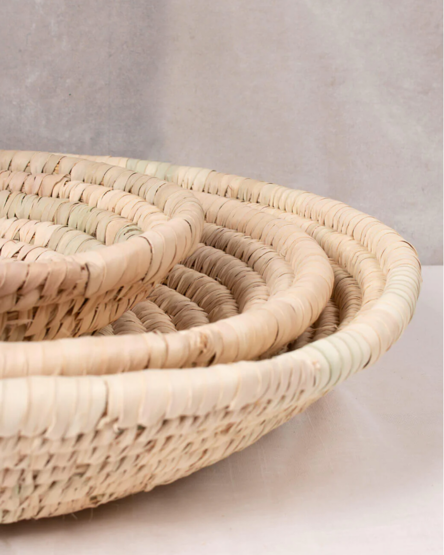 Palm Leaf Woven Plates