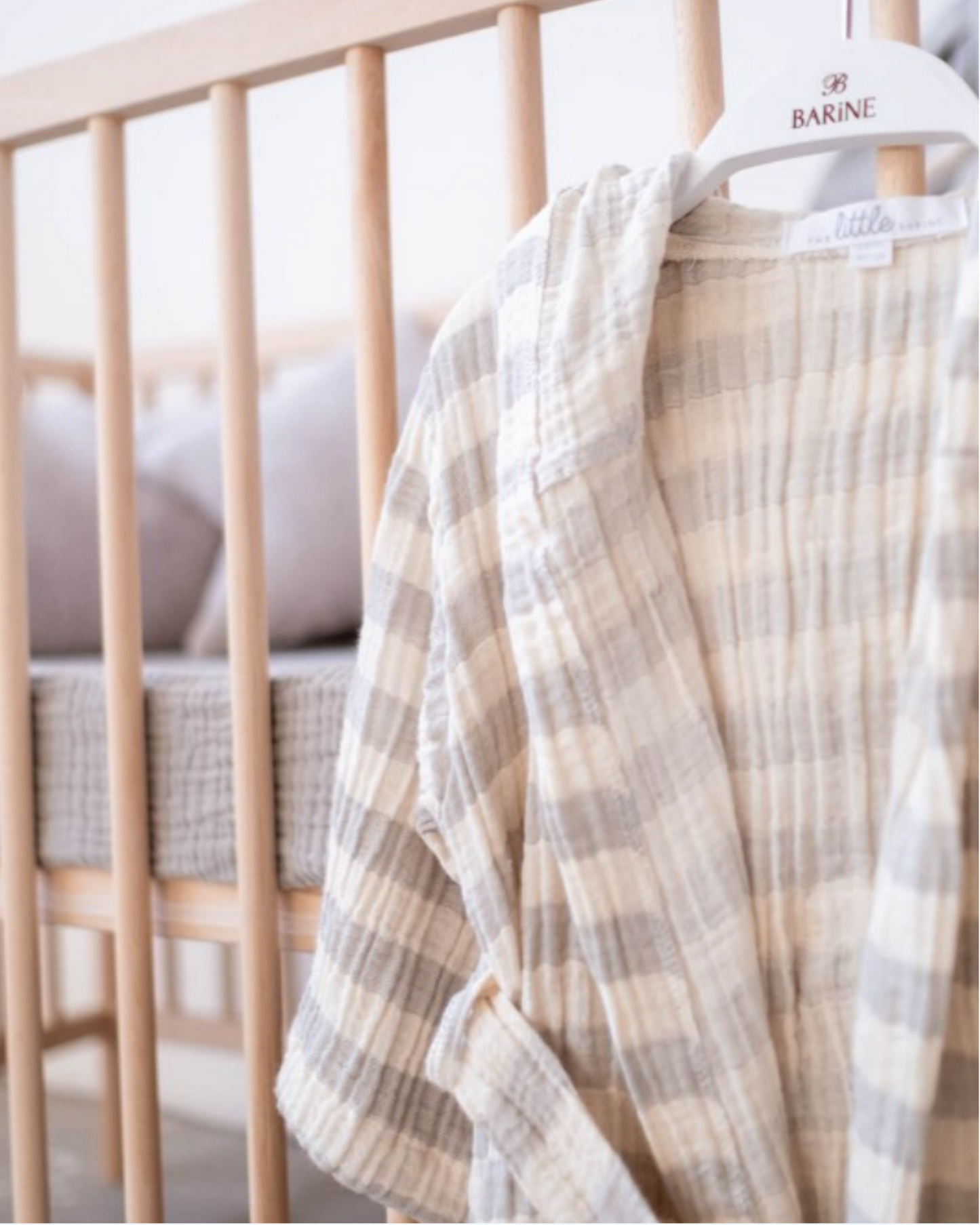 Muslin Kids Robe (Stripe Muslin)