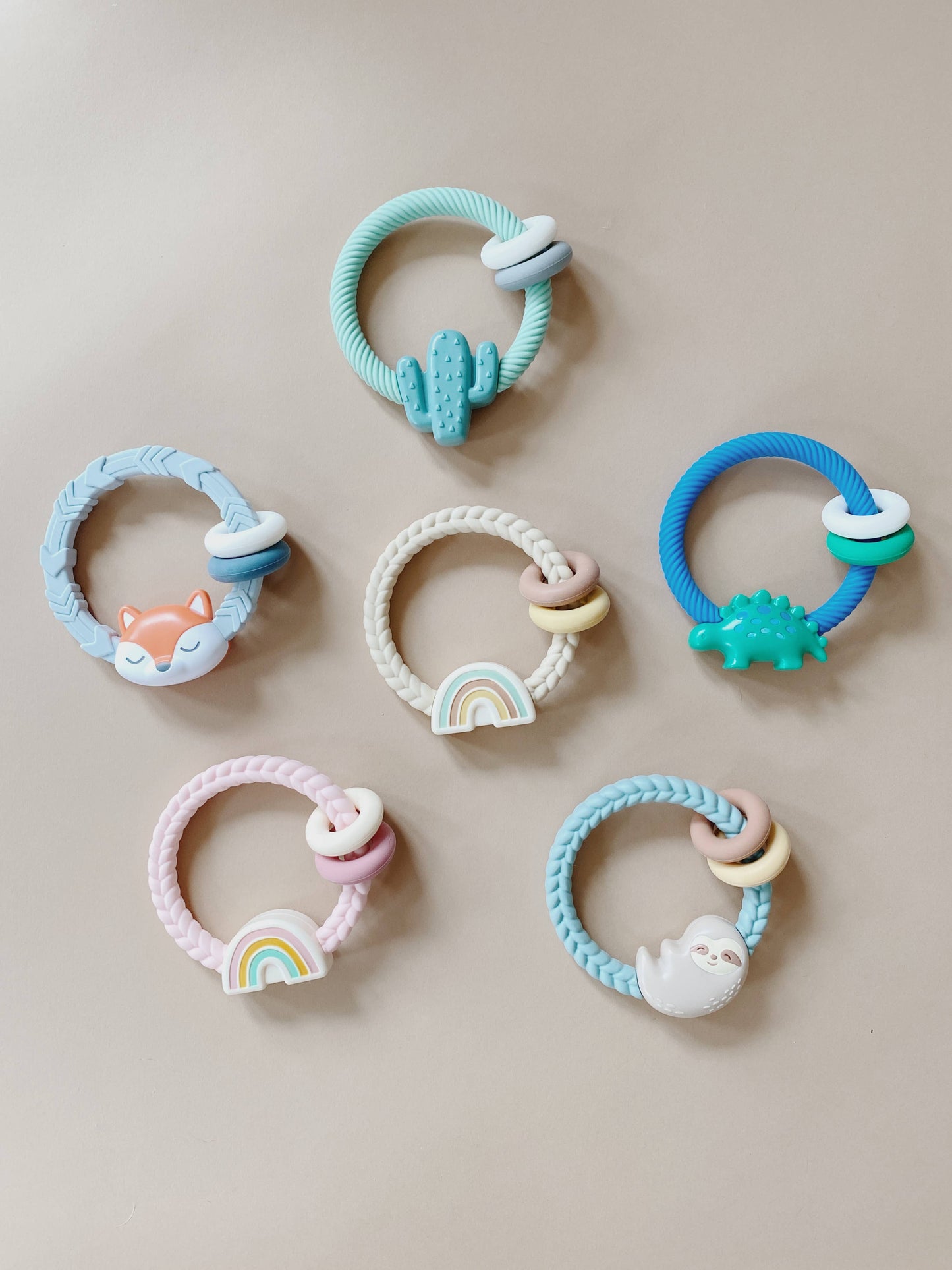 Ritzy Rattle™ Silicone Teether Rattles